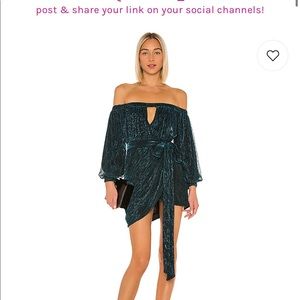 x REVOLVE Hemma Mini Dress in Blue